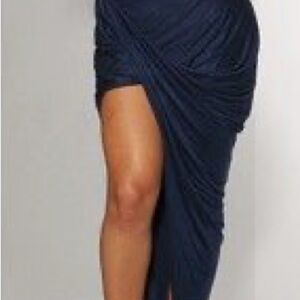 Helmut Lang Asymmetrical Black Skirt